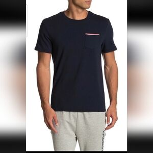 Lacoste Men's Navy T-Shirt with Pocket Detail